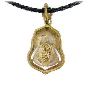 Vintage Phra Rahu Eats The Sun Hindu & Buddhist Eclipse Protection Amulet