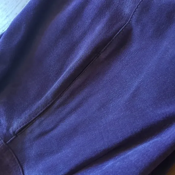 Vintage purple leather high waisted short