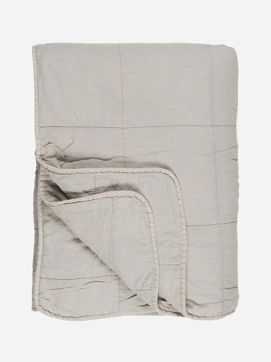Vintage Quilt 130 x 180 - Ash Grey