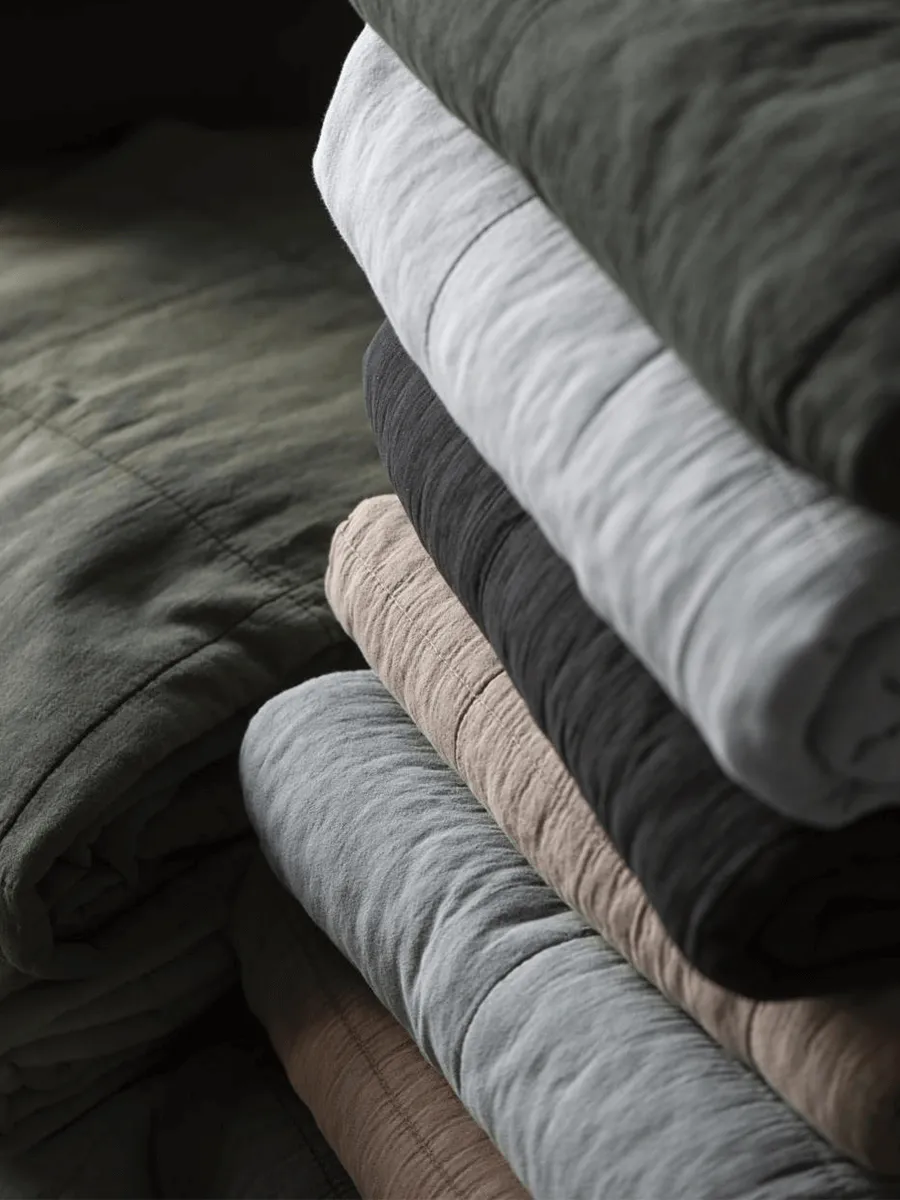 Vintage Quilt 130 x 180 - Ash Grey