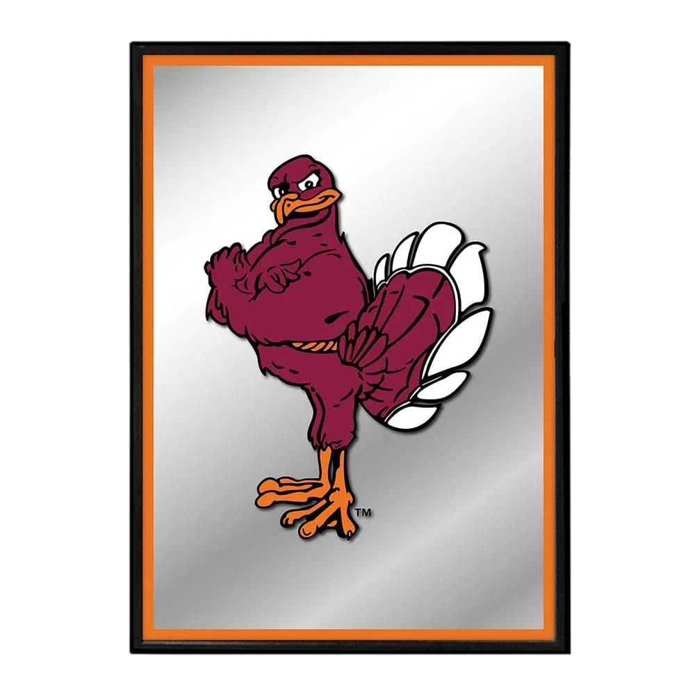 Virginia Tech Hokies: Mascot - Framed Mirrored Wall Sign