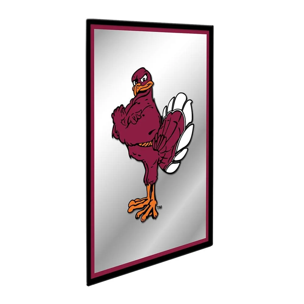 Virginia Tech Hokies: Mascot - Framed Mirrored Wall Sign
