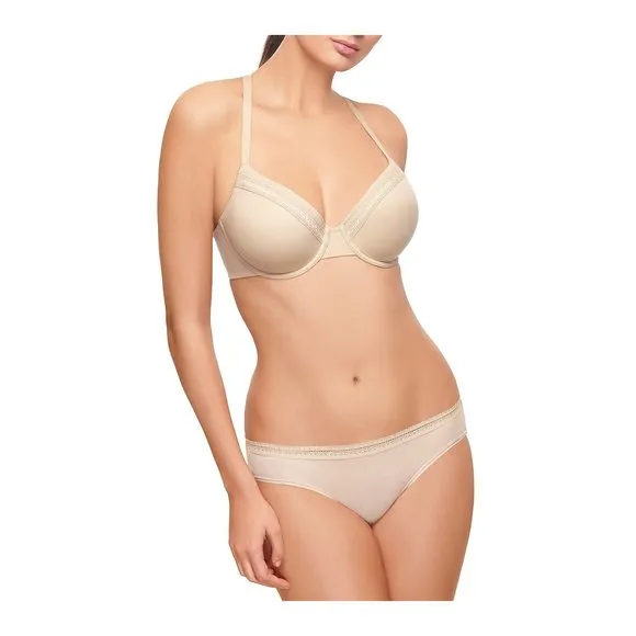 Wacoal Women's Perfect Primer Convertible Underwire T Shirt Bra, Sand, 36D