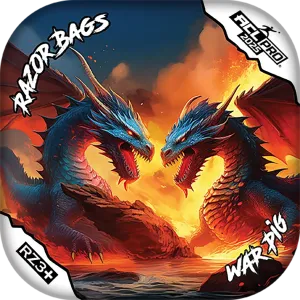 War Pig | Battle Dragons | ACL PRO Razor Cornhole Bags