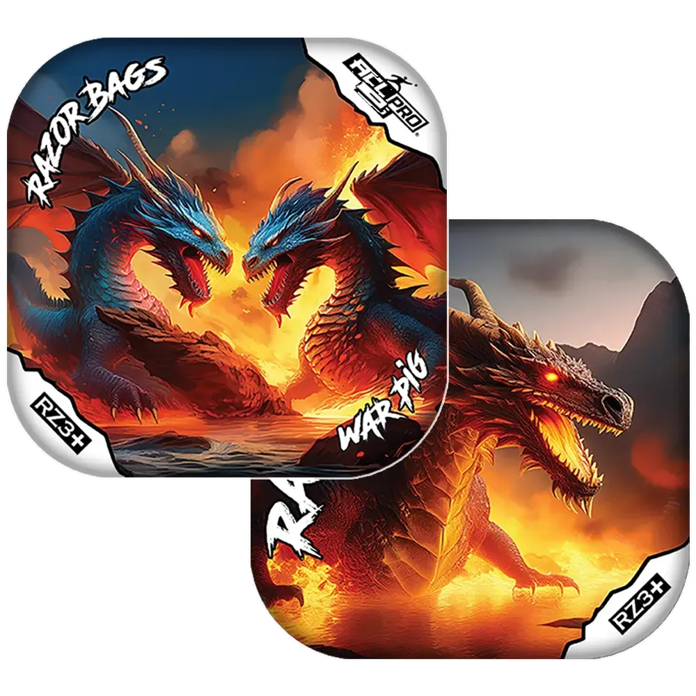 War Pig | Battle Dragons | ACL PRO Razor Cornhole Bags