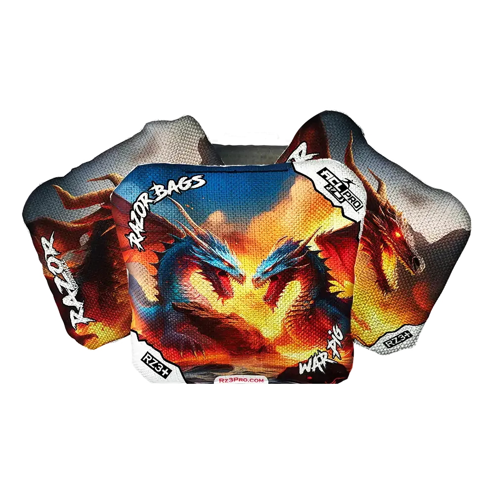 War Pig | Battle Dragons | ACL PRO Razor Cornhole Bags