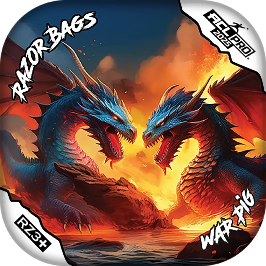 War Pig | Battle Dragons | ACL PRO Razor Cornhole Bags
