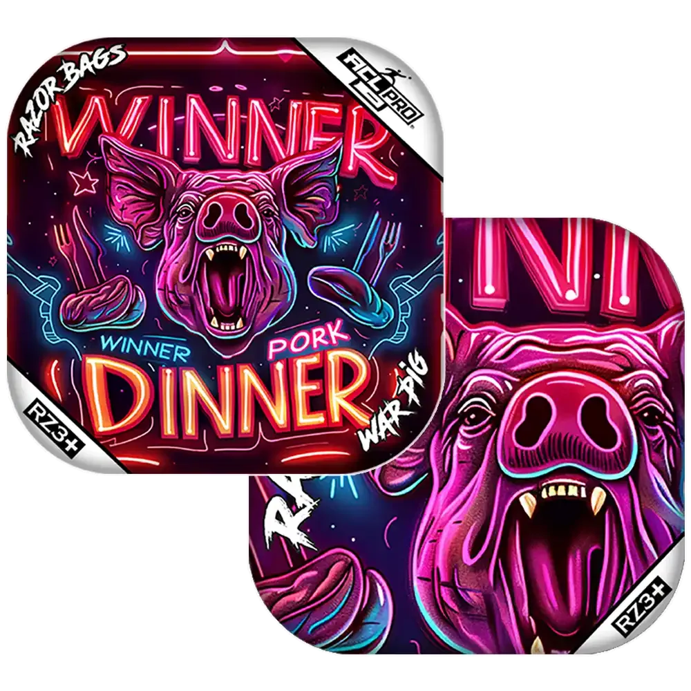 War Pig | Pork Dinner | ACL PRO Razor Cornhole Bags