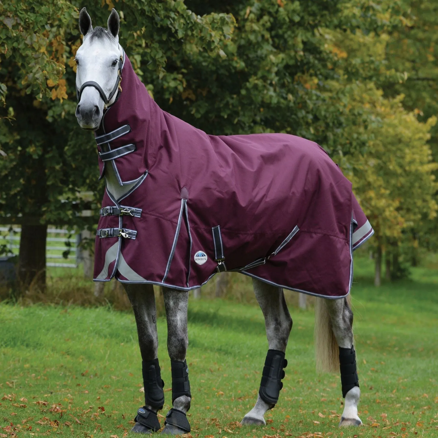 Weatherbeeta ComFiTec Plus Dynamic II Combo Medium/Lite 100g Maroon/Grey/White
