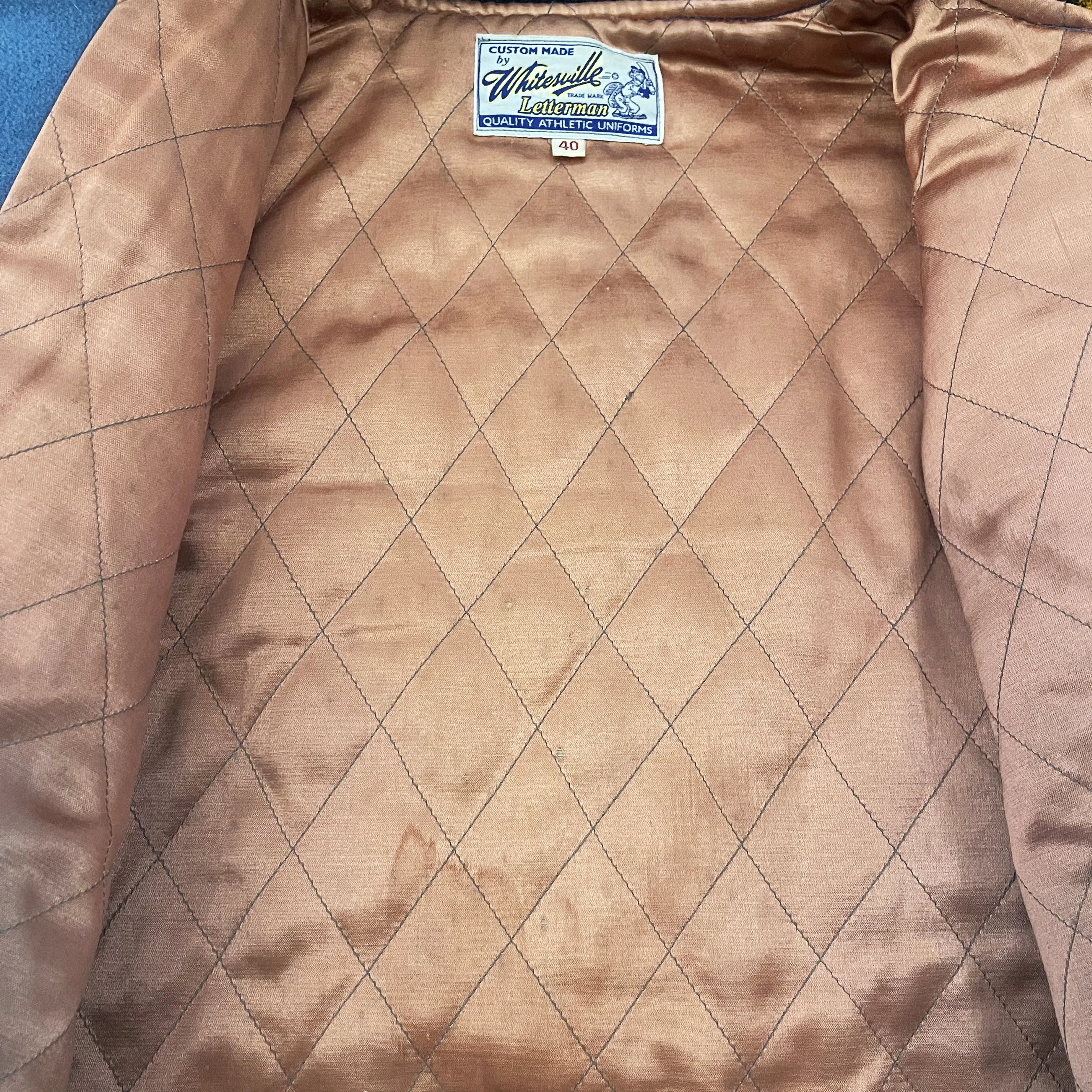 Whitesville 'Wave Junkies' Varsity Jacket - L