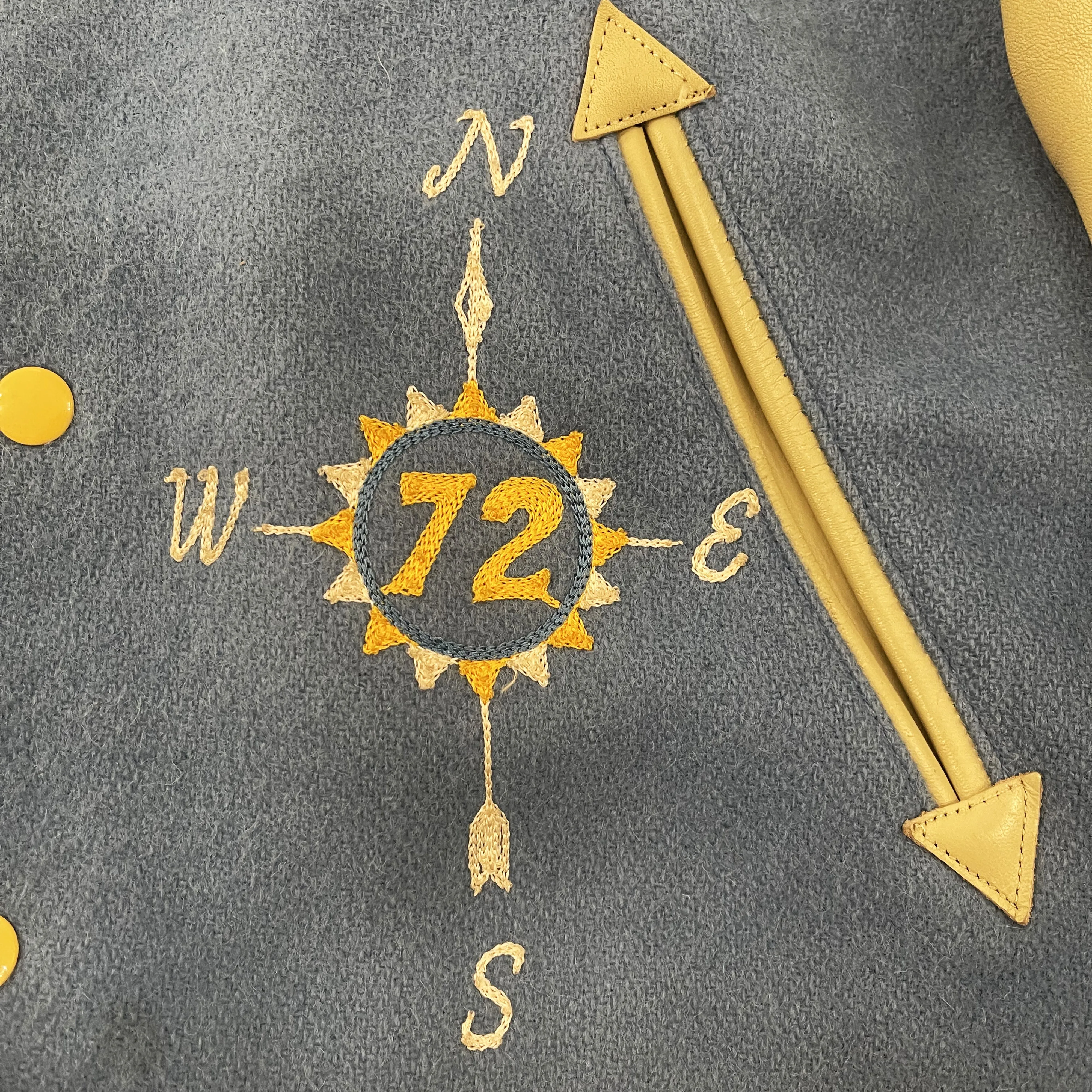 Whitesville 'Wave Junkies' Varsity Jacket - L