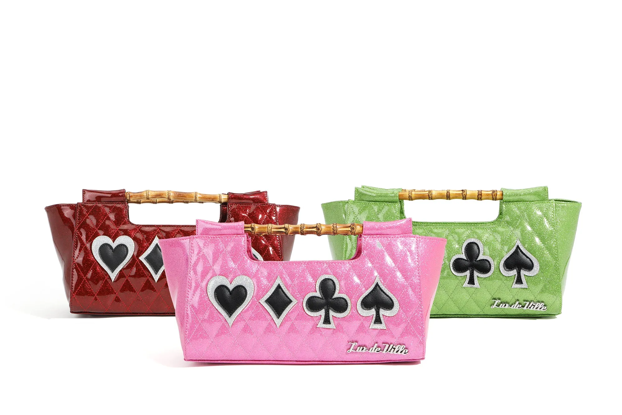 Winkle Pink Sparkle Paradise Card Clutch