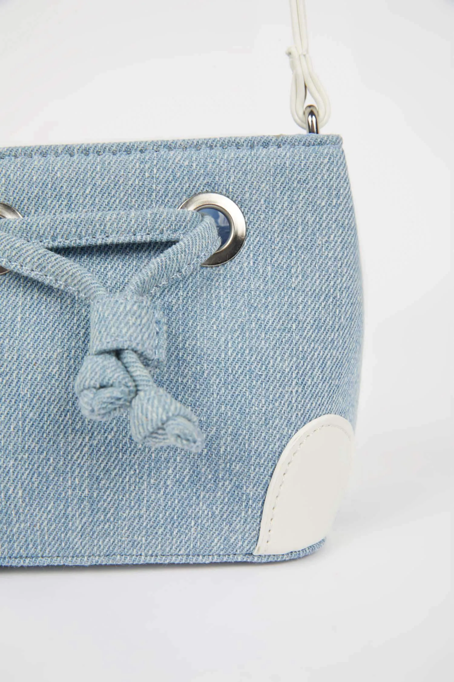 Women Jean Look Shoulder Bag