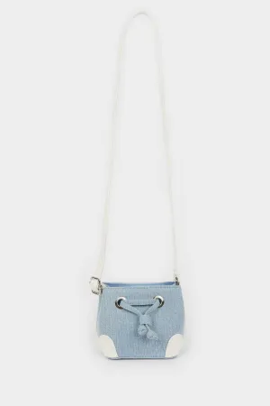 Women Jean Look Shoulder Bag