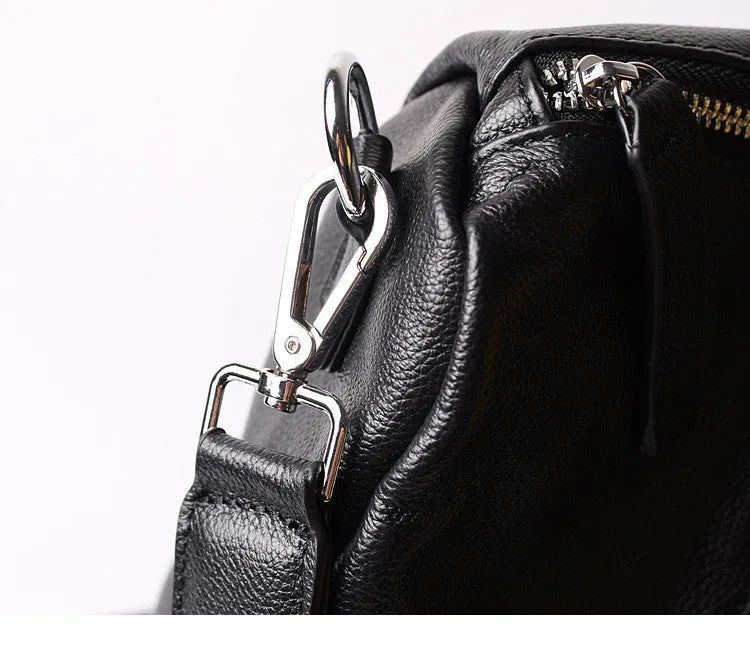Women Leather Shoulder Bag Convertible Backpack, Full Grain Leather Backpack Purse
