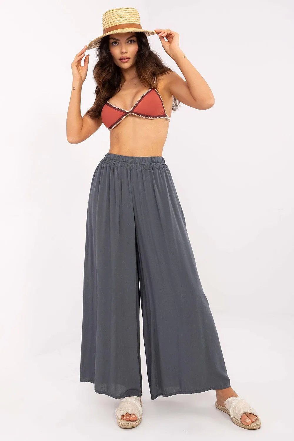 Women's casual style Swedes trousers