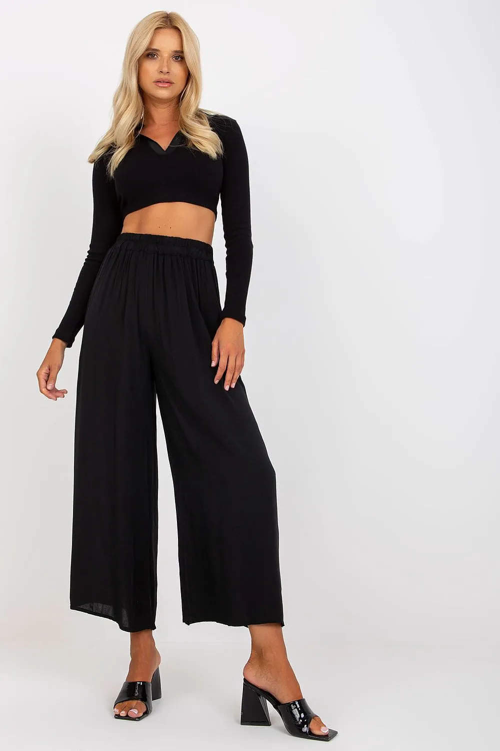 Women's casual style Swedes trousers