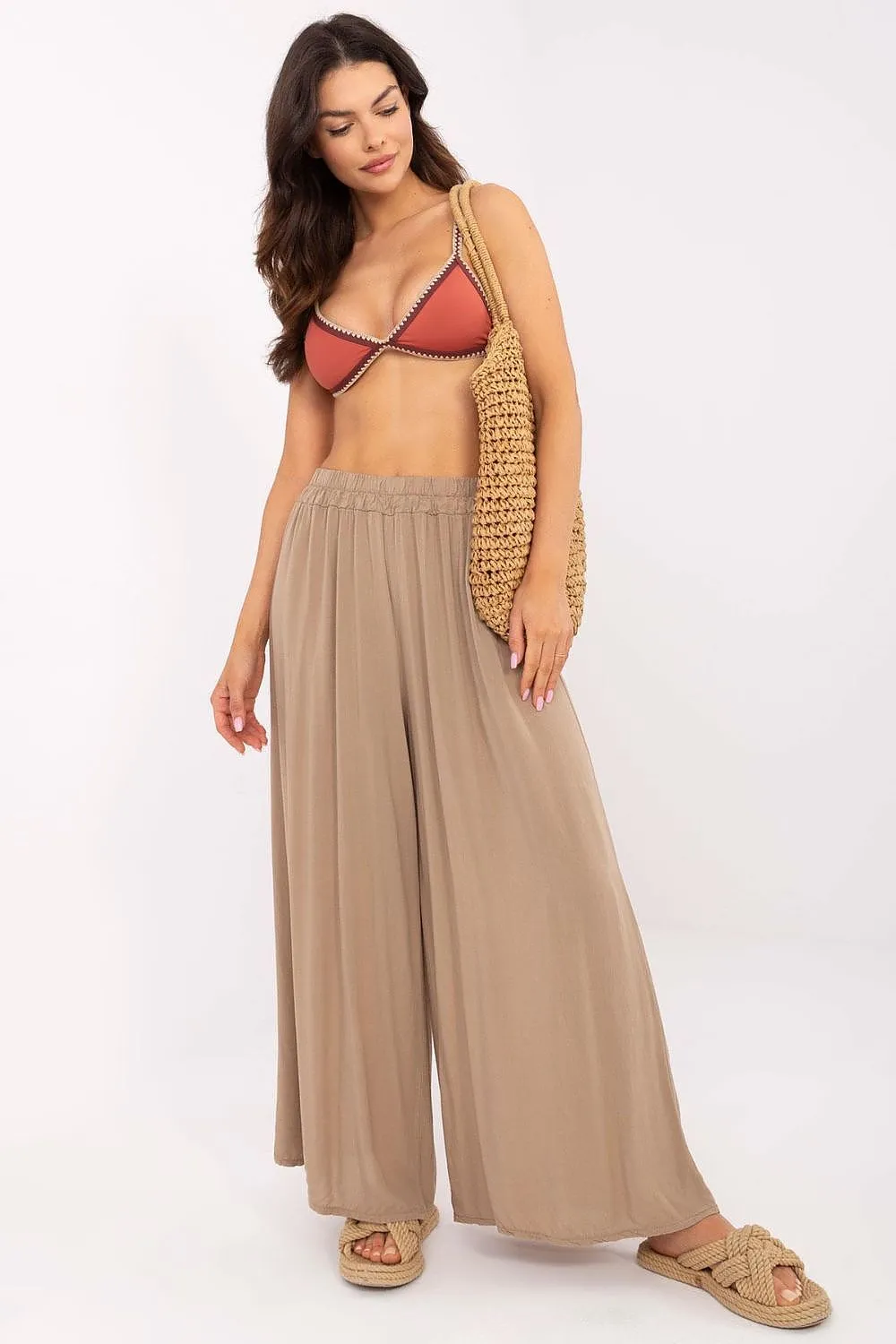 Women's casual style Swedes trousers