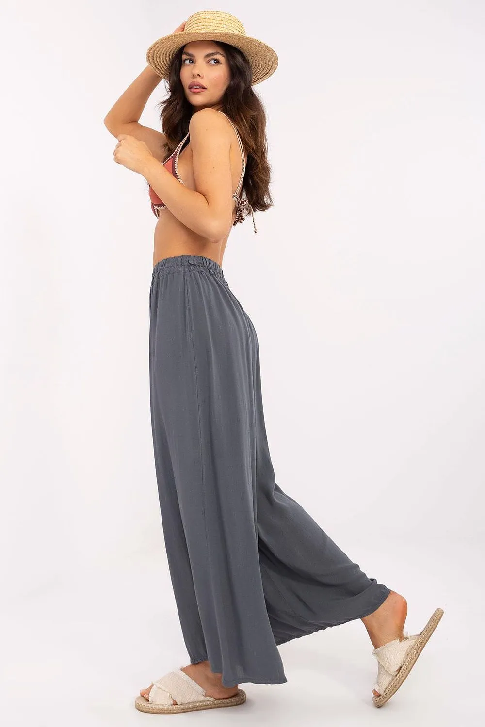 Women's casual style Swedes trousers