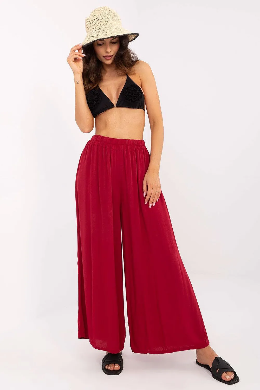 Women's casual style Swedes trousers