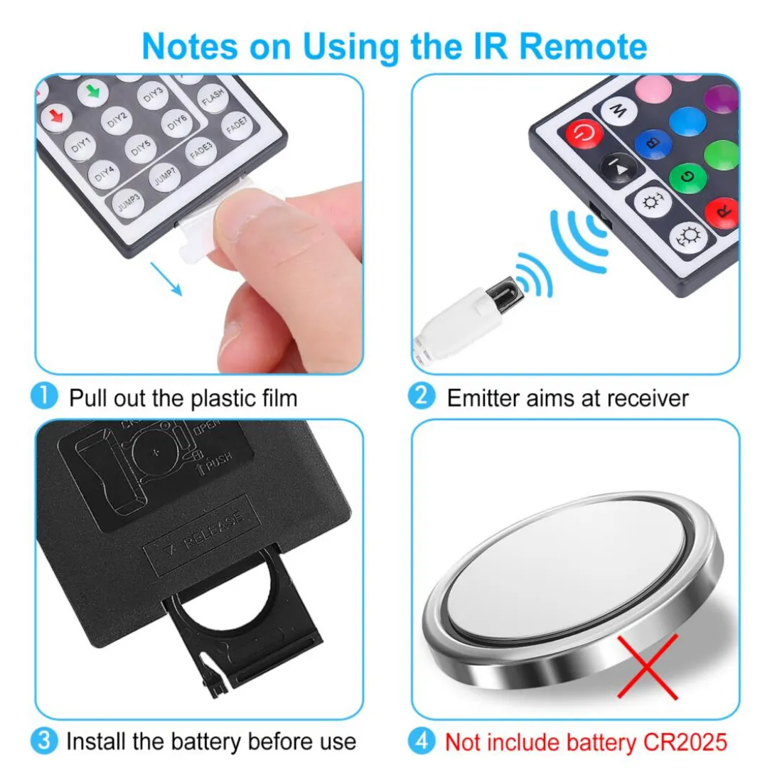 X-Lights™ Multi LED Strip Light For Rooms With Remote and RGB Colors 32.8FT