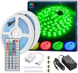 X-Lights™ Multi LED Strip Light For Rooms With Remote and RGB Colors 32.8FT