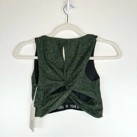 Year of Ours The Knot Bra In Forest M