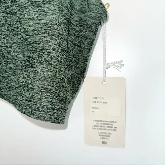 Year of Ours The Knot Bra In Forest M