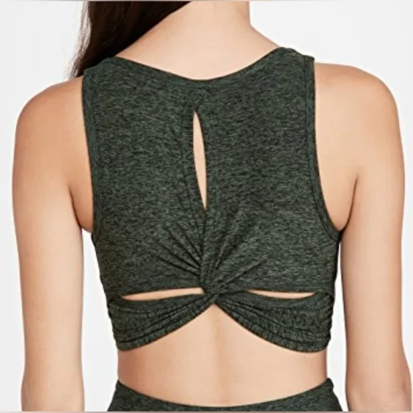 Year of Ours The Knot Bra In Forest M
