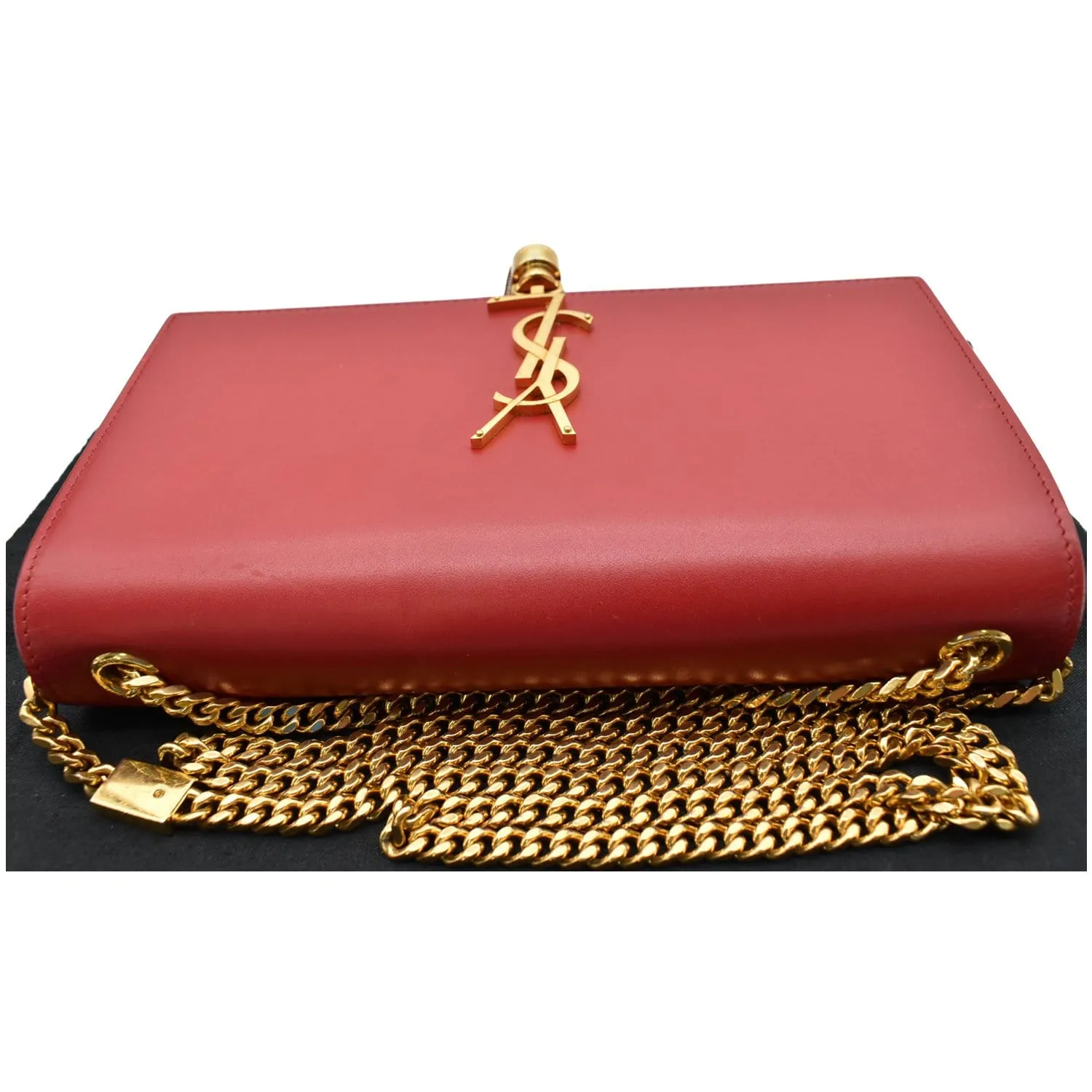 YVES SAINT LAURENT Kate Tassel Leather Crossbody Bag Red